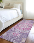 Ornella Purple Washable Indoor - Outdoor Rug - LOOMLAN - LOOMLAN Rugs - Outdoor Rugs