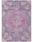 Ornella Purple Washable Indoor - Outdoor Rug - LOOMLAN - LOOMLAN Rugs - Outdoor Rugs