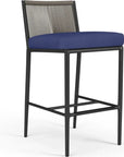 Pietra Sunbrella Comfort Outdoor Bar Stool - LOOMLAN - Sunset West - Outdoor Bar Stools