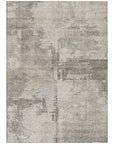 Pliora Ivory Washable Indoor - Outdoor Rug - LOOMLAN - LOOMLAN Rugs - Outdoor Rugs