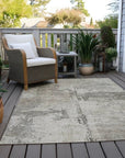 Pliora Ivory Washable Indoor - Outdoor Rug - LOOMLAN - LOOMLAN Rugs - Outdoor Rugs