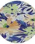 LOOMLAN Rugs Plyven Blue Washable Indoor-Outdoor Rug