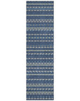 LOOMLAN Rugs Prismine Blue Washable Indoor-Outdoor Rug
