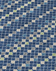 LOOMLAN Rugs Prismine Blue Washable Indoor-Outdoor Rug