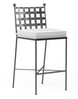 Provence Sunbrella Outdoor Bar Stool - LOOMLAN - Sunset West - Outdoor Bar Stools