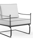 Provence Sunbrella Rocking Outdoor Club Chair - LOOMLAN - Sunset West - Outdoor Accent Chairs