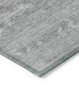 Pyrelle Gray Washable Indoor - Outdoor Rug - LOOMLAN - LOOMLAN Rugs - Outdoor Rugs