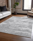 Pyrelle Gray Washable Indoor - Outdoor Rug - LOOMLAN - LOOMLAN Rugs - Outdoor Rugs