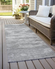 Pyrelle Gray Washable Indoor - Outdoor Rug - LOOMLAN - LOOMLAN Rugs - Outdoor Rugs