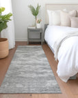 Pyrelle Gray Washable Indoor - Outdoor Rug - LOOMLAN - LOOMLAN Rugs - Outdoor Rugs