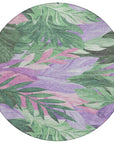 LOOMLAN Rugs Quilene Green Washable Indoor-Outdoor Rug