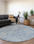 LOOMLAN Rugs Raya Blue Washable Indoor-Outdoor Rug