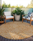 LOOMLAN Rugs Raya Paprika Washable Indoor-Outdoor Rug