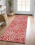 LOOMLAN Rugs Raya Red Washable Indoor-Outdoor Rug