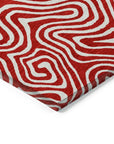 LOOMLAN Rugs Raya Red Washable Indoor-Outdoor Rug