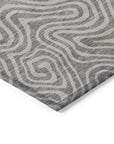 LOOMLAN Rugs Raya Taupe Washable Indoor-Outdoor Rug