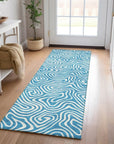LOOMLAN Rugs Raya Teal Washable Indoor-Outdoor Rug