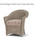 Lloyd Flanders Reflections Wicker Dining Chair Sunbrella Cushion