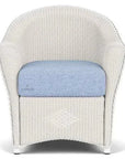 Lloyd Flanders Reflections Wicker Dining Chair Sunbrella Cushion
