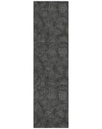 LOOMLAN Rugs Riyala Black Washable Indoor-Outdoor Rug