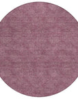LOOMLAN Rugs Riyala Purple Washable Indoor-Outdoor Rug