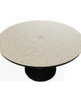 Round Origins Table Pedestal Base - LOOMLAN - Telescope - Outdoor Dining Tables