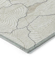 LOOMLAN Rugs Sahari Ivory Washable Indoor-Outdoor Rug