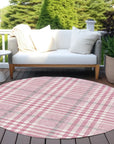 LOOMLAN Rugs Samira Pink Washable Indoor-Outdoor Rug