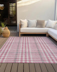 LOOMLAN Rugs Samira Pink Washable Indoor-Outdoor Rug