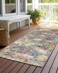 LOOMLAN Rugs San Marino Gold Washable Indoor-Outdoor Rug