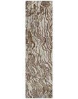 LOOMLAN Rugs Saphara Brown Washable Indoor-Outdoor Rug