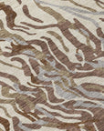 LOOMLAN Rugs Saphara Brown Washable Indoor-Outdoor Rug