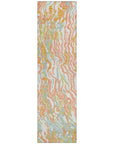 LOOMLAN Rugs Saphara Orange Washable Indoor-Outdoor Rug