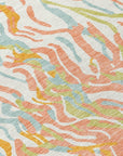 LOOMLAN Rugs Saphara Orange Washable Indoor-Outdoor Rug