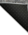 LOOMLAN Rugs Scarlune Gray Washable Indoor-Outdoor Rug