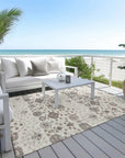 LOOMLAN Rugs Selma Ivory Washable Indoor-Outdoor Rug