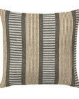 Sideline Mocha Handmade Outdoor Pillow - LOOMLAN - Earnest Collection - Outdoor Pillows