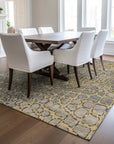 LOOMLAN Rugs Siena Gold Washable Indoor-Outdoor Rug