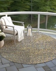 LOOMLAN Rugs Siena Gold Washable Indoor-Outdoor Rug