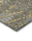LOOMLAN Rugs Siena Gold Washable Indoor-Outdoor Rug