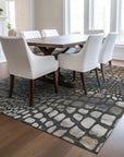 LOOMLAN Rugs Siena Gray Washable Indoor-Outdoor Rug