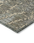 LOOMLAN Rugs Siena Ivory Washable Indoor-Outdoor Rug