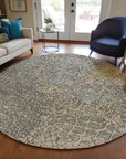 LOOMLAN Rugs Siena Ivory Washable Indoor-Outdoor Rug
