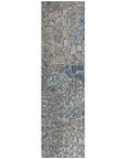 LOOMLAN Rugs Siena Silver Washable Indoor-Outdoor Rug