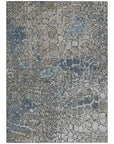 LOOMLAN Rugs Siena Silver Washable Indoor-Outdoor Rug