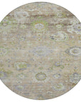 LOOMLAN Rugs Sofia Beige Washable Indoor-Outdoor Rug