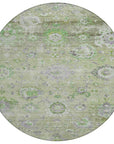 LOOMLAN Rugs Sofia Green Washable Indoor-Outdoor Rug