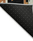 LOOMLAN Rugs Solara Black Washable Indoor-Outdoor Rug