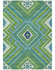 LOOMLAN Rugs Solene Lime Washable Indoor-Outdoor Rug