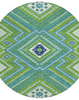 LOOMLAN Rugs Solene Lime Washable Indoor-Outdoor Rug